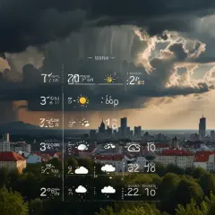 Temperatura Radzyń Podlaski: Aktualna prognoza i warunki pogodowe